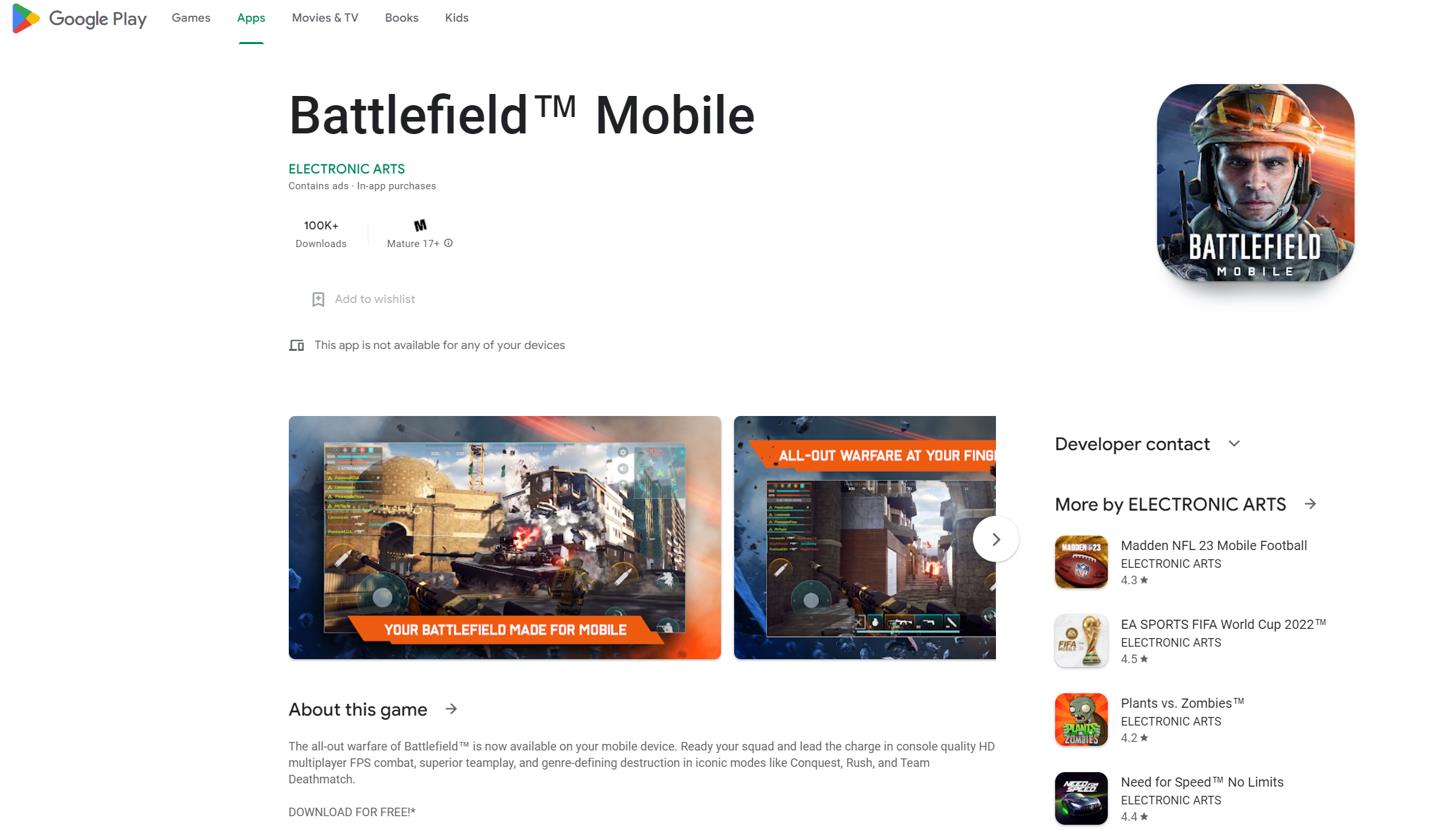 The mobile game "Battlefield" has opened a public beta overseas, and the real machine demo